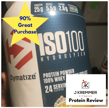 Unbiased protein review of Dymatize ISO 100