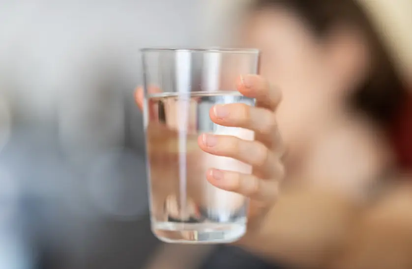 Drinking water is a great start to how to reduce belly fat in 7 days at home.