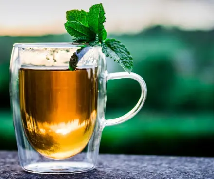 Peppermint tea is great for your digestive health and what to drink for a flat stomach in 3. days