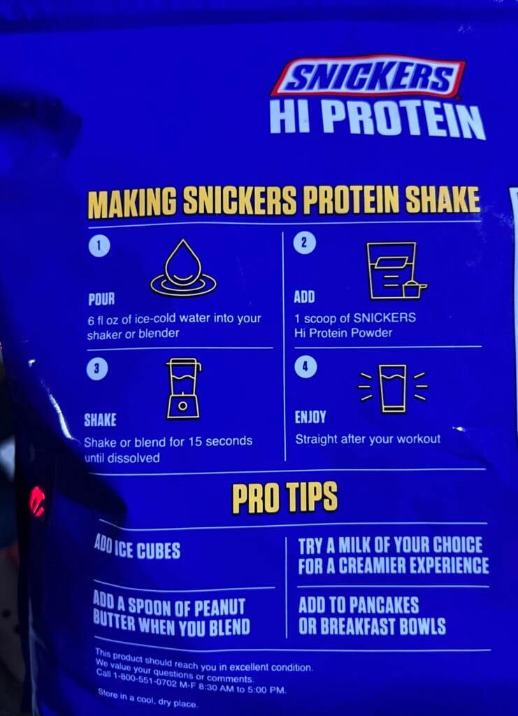 Snickers Hi Protein Powder