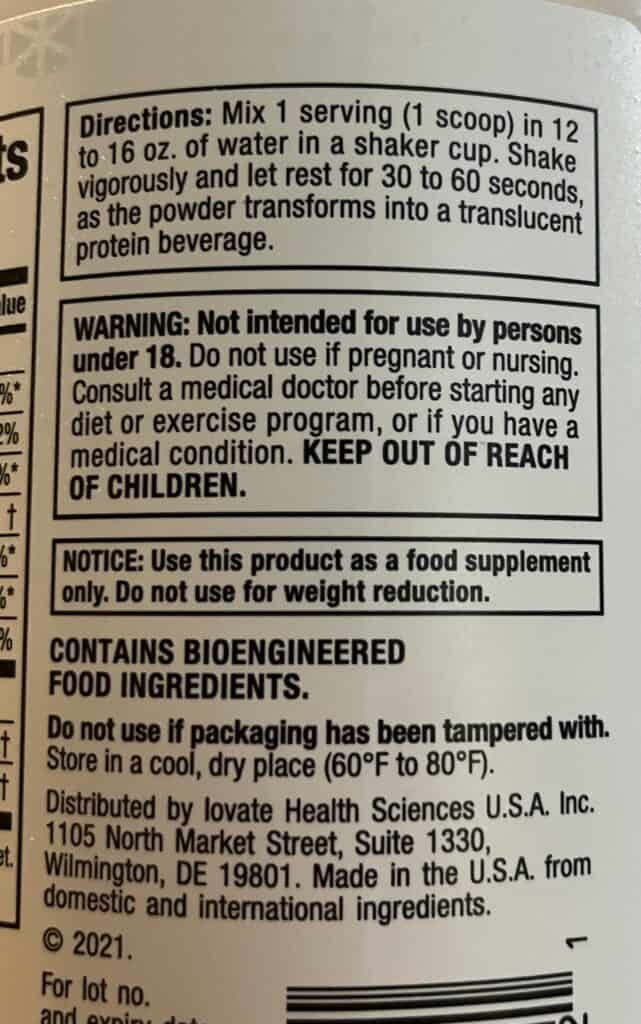 Muscletech Clear Protein