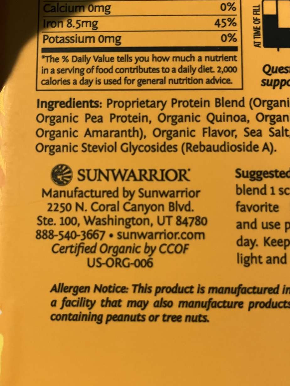 Sunwarrior Classic Plus